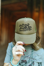 Cowgirl Rider Trucker Hat - Qu!rk Boutique
