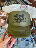 Cowgirl Rider Trucker Hat - Qu!rk Boutique