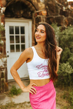 Cowgirls Make Better Lovers Cropped Tank Top - Qu!rk Boutique