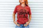 Crank The Hank & Let's Drank Graphic Tee - Qu!rk Boutique