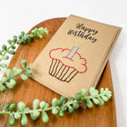 Birthday Cupcake Greeting Cards - Qu!rk Boutique