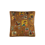 Vintage Cowgirl Collage Square Pillow Case 18x18 Made in America - Qu!rk Boutique
