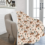 Cowboy Rodeo Western Micro Fleece Blanket 60" x 80" Made in America - Qu!rk Boutique