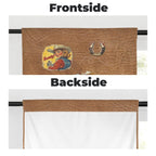 Vintage Cowgirl Window Curtains 28"x40" (2-Piece) Made in America - Qu!rk Boutique