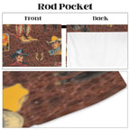 Vintage Cowboy Collage Western Curtains 52" x 63" Made in America - Qu!rk Boutique