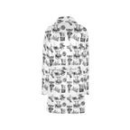 Baha Ranch Cowboy Print Women's Western Bath Robe - Qu!rk Boutique