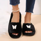 💙 Butterfly Open Toe Slippers - Qu!rk Boutique