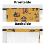 Vintage Cowboy Collage Western Curtains 28" x 40" Made in America - Qu!rk Boutique
