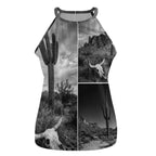 Baha Ranch Black White Desert Tank Top - Qu!rk Boutique