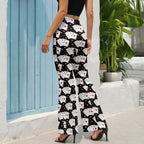 Baha Ranch Vegas Casino Gambling Flare Pants - Qu!rk Boutique