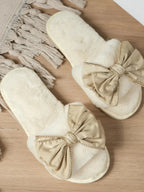 💙 PeepToe Ribbon Loungers - Qu!rk Boutique