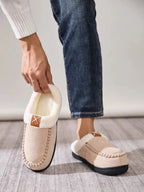 💙 Contrast Round Toe Flat Slippers - Qu!rk Boutique