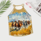 Baha Ranch Wild Horses Tank Top - Qu!rk Boutique