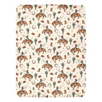 Rodeo Cowboy Throw Blanket Ultra-Soft Micro Fleece Blanket 60" x 80" Made in America - Qu!rk Boutique