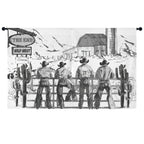 Cowboy Ranch Window Curtain 52"x63" Made in America - Qu!rk Boutique