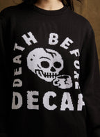 Death Before Decaf Sweater - Qu!rk Boutique