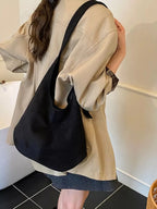 Suede Hobo Shoulder Bag - Qu!rk Boutique