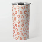 Rose Gold Leopard Print Travel Mug - Qu!rk Boutique