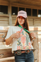 Desert Bloom Howdy Graphic Tee - Qu!rk Boutique