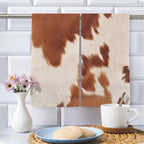 Cow Print Set of 2 Dish Towels made in America Kitchen Towels - Qu!rk Boutique