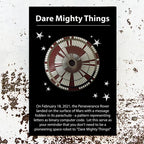 🌙 Dare Mighty Things Percy Rover Parachute Enamel Pin - Qu!rk Boutique