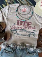 Down To Fish Graphic Tee - Qu!rk Boutique