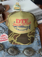 Down To Fish Trucker Hat - Qu!rk Boutique