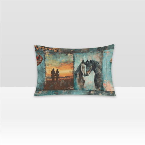 Baha Ranch Turquoise Dreams Pillow Case Made in America - Qu!rk Boutique