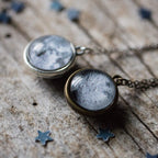 Double Sided Moon Necklace - Qu!rk Boutique