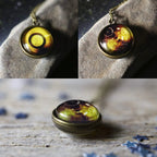 Voyager Golden Record Double-Sided Necklace - Qu!rk Boutique