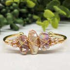 Gemstone Wire-Wrapped Bracelet - Qu!rk Boutique