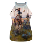Baha Ranch Vintage Western Cowboy Women's Tank Top - Qu!rk Boutique