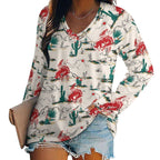 Baha Ranch Desert Rodeo Long Sleeve Top - Qu!rk Boutique
