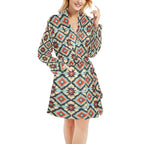 Colorado Aztec Women's Bath Robe - Qu!rk Boutique