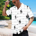 Baha Ranch Saddle Up Western Hawaiian Shirt Made in America - Qu!rk Boutique