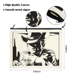 Baha Ranch Black White Cowboy Cosmetic Bag Pack of 5 Made in America - Qu!rk Boutique