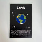 🌙 Earth Enamel Pin - Qu!rk Boutique