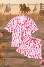 After The Summer Frolic- Rodeo Lounge Set - Qu!rk Boutique