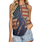 Baha Ranch American Cowboy Tank Top - Qu!rk Boutique