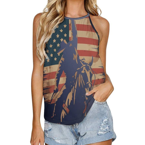 Baha Ranch American Cowboy Tank Top - Qu!rk Boutique