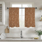 Western Print Curtains Window Curtain 28"x40" (2-Piece) Made in America - Qu!rk Boutique