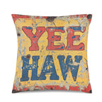 Baha Ranch YEEHAW Vintage Western Velvety Soft Pillow Case Made in America - Qu!rk Boutique