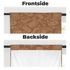 Western Print Curtains Window Curtain 28"x40" (2-Piece) Made in America - Qu!rk Boutique