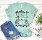 🤎 I Myself Am Strange T-shirt - Qu!rk Boutique