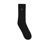 🌕 Moon Landing Embroidered Socks - Qu!rk Boutique