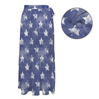Baha Ranch Patriotic Stars Beach Coverup Skirt - Qu!rk Boutique