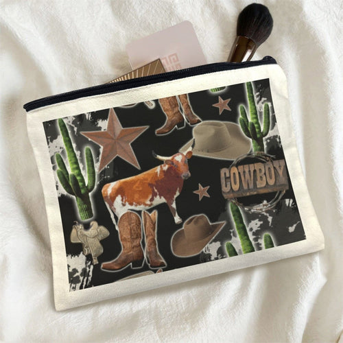 Baha Ranch Western Cosmetic Bag Pack of 5 Made in America - Qu!rk Boutique