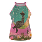 Baha Ranch Cowgirl on the Moon Retro Pop Western Tank Top - Qu!rk Boutique