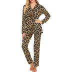 Baha Ranch Retro Pop Western Leopard Pajamas Set - Qu!rk Boutique