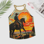 Baha Ranch Sunset Cowboy Tank Top - Qu!rk Boutique